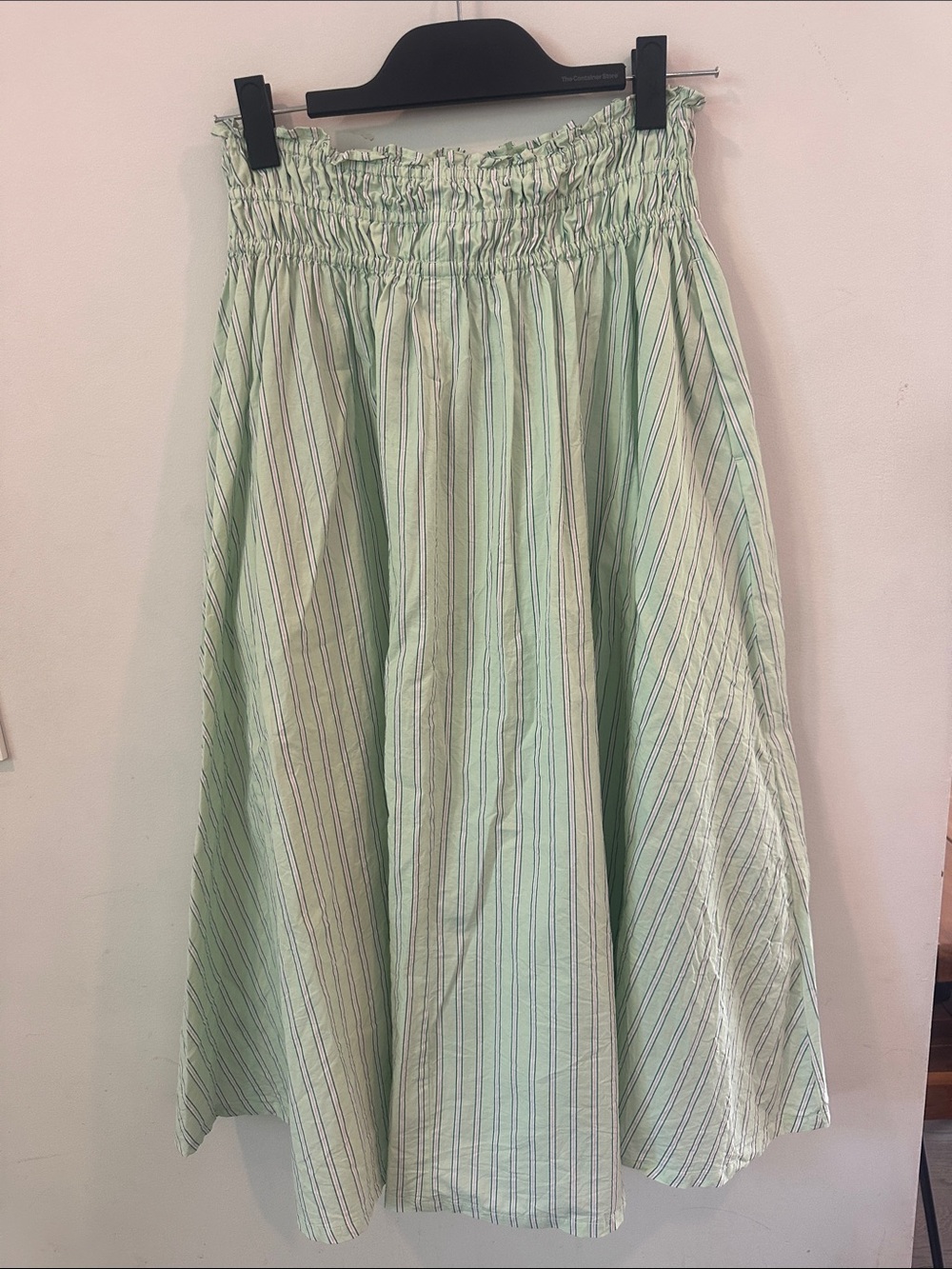 Smocked Waist Midi Skirt - Old Navy